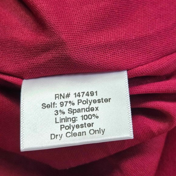 NWT Katie May Glisten Open Back Long Sleeve Dress Ruby Size M - Picture 11 of 13